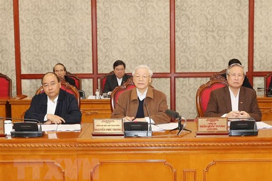 Bộ Chính trị họp về công tác phòng, chống dịch COVID-19