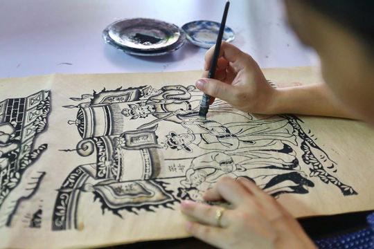Gửi hồ sơ quốc gia Nghề làm tranh dân gian Đông Hồ tới UNESCO