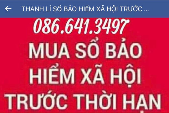 Cảnh báo việc mạo danh cơ quan bảo hiểm xã hội thu mua sổ bảo hiểm xã hội bất hợp pháp Cảnh báo việc mạo danh cơ quan bảo hiểm xã hội thu mua sổ bảo hiểm xã hội bất hợp pháp