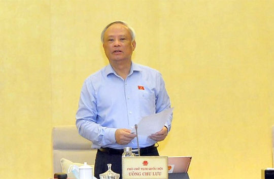 Cho ý kiến về dự kiến Chương trình xây dựng luật, pháp lệnh năm 2021 của Quốc hội