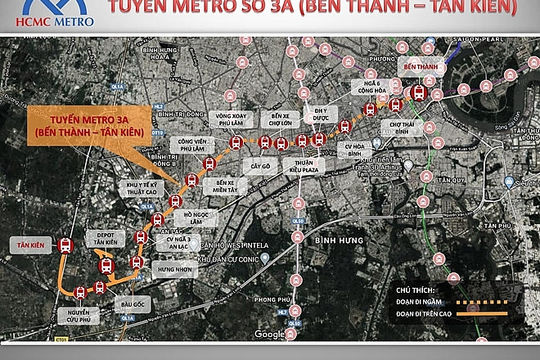 TP. HCM đề xuất đầu tư thêm tuyến metro gần 68.000 tỷ đồng