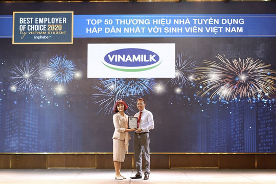 Vinamilk - một trong những nhà tuyển dụng  hấp dẫn nhất với thế hệ trẻ Vinamilk - một trong những nhà tuyển dụng  hấp dẫn nhất với thế hệ trẻ