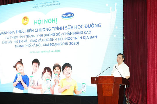 Hà Nội tổ chức đánh giá hiệu quả đề án sữa học đường giai đoạn 2018-2020 Hà Nội tổ chức đánh giá hiệu quả đề án sữa học đường giai đoạn 2018-2020