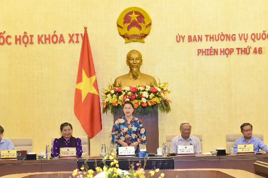 Bế mạc Phiên họp thứ 46 của Ủy ban Thường vụ Quốc hội Bế mạc Phiên họp thứ 46 của Ủy ban Thường vụ Quốc hội