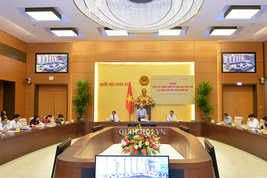 Bảo đảm tiến độ, chất lượng các dự án luật đã được đưa vào Chương trình xây dựng luật, pháp lệnh