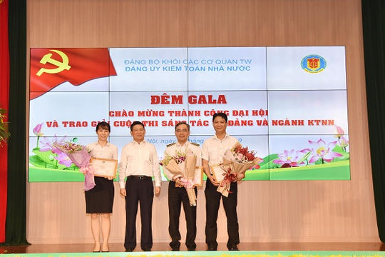 Gala chào mừng thành công Đại hội và trao giải Cuộc thi Sáng tác về Đảng và ngành KTNN