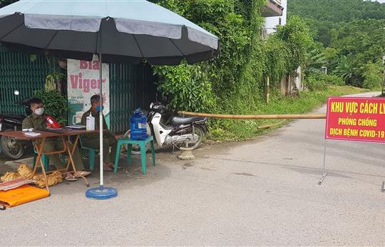 Dịch COVID-19: Giãn cách xã hội hai xã Khải Xuân và Võ Lao của huyện Thanh Ba, tỉnh Phú Thọ