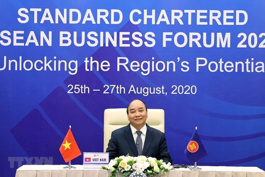 Thủ tướng dự Diễn đàn Kinh doanh ASEAN Standard Chartered 2020