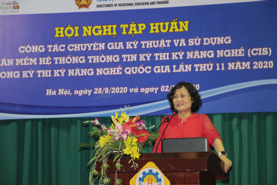 Tập huấn công tác chuyên gia kỳ thi Kỹ năng nghề quốc gia 2020