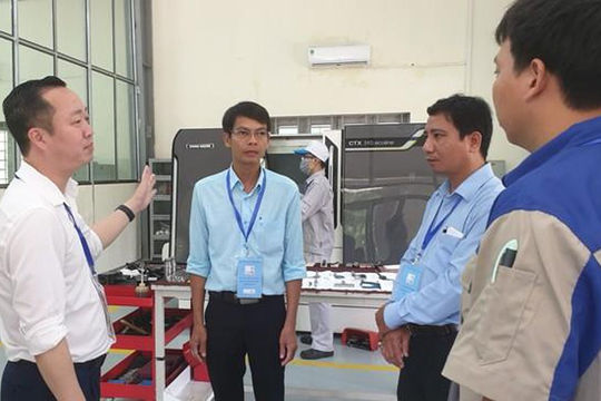 Các thí sinh bước vào Kỳ thi Kỹ năng nghề quốc gia năm 2020