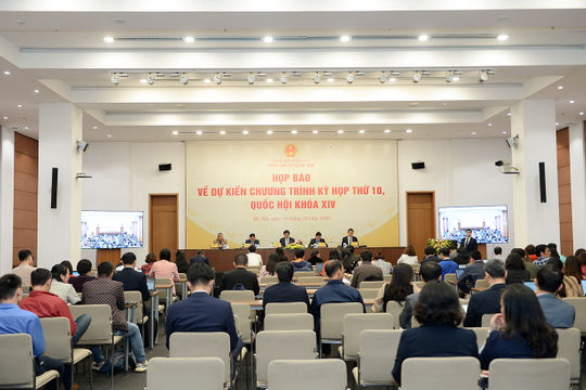 Sáng 20/10, khai mạc Kỳ họp thứ 10, Quốc hội khóa XIV