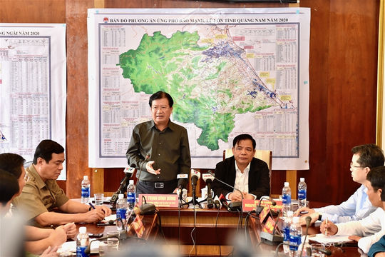 Phó Thủ tướng Trịnh Đình Dũng: Bảo đảm an toàn cho người dân và tài sản khi bão đổ bộ