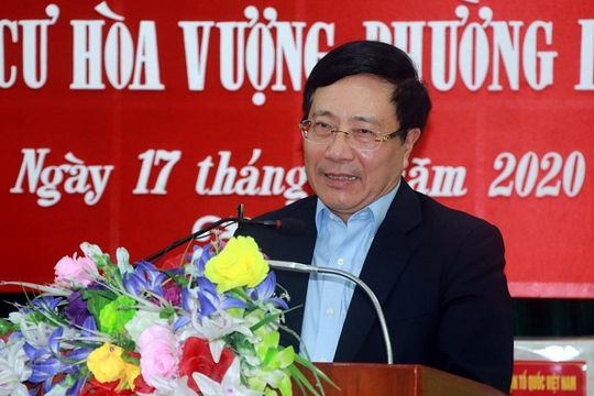 PTT Phạm Bình Minh dự Ngày hội Đại đoàn kết toàn dân tộc tại Hòa Vượng