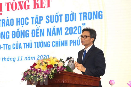 'Xây dựng xã hội học tập là trách nhiệm của cả hệ thống chính trị'