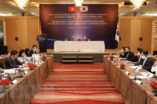 Việt Nam-Hàn Quốc hợp tác về thương mại, công nghiệp và năng lượng