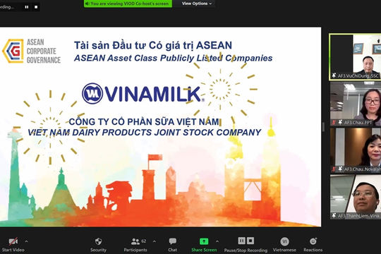 Vinamilk - doanh nghiệp đầu tiên và duy nhất của Việt Nam thuộc Top “Tài sản đầu tư có giá trị của ASEAN”