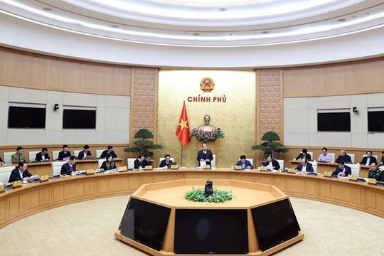 Thủ tướng chủ trì họp Thường trực Chính phủ về dự thảo Nghị quyết 01