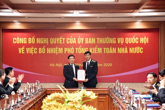 Công bố Nghị quyết của Ủy ban Thường vụ Quốc hội bổ nhiệm Phó Tổng Kiểm toán Nhà nước Công bố Nghị quyết của Ủy ban Thường vụ Quốc hội bổ nhiệm Phó Tổng Kiểm toán Nhà nước
