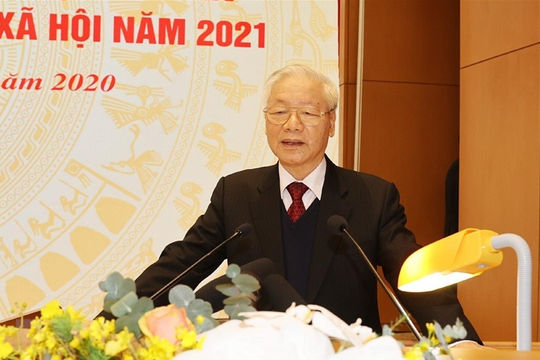 Phát biểu của Tổng Bí thư ở Hội nghị trực tuyến cuối năm của Chính phủ