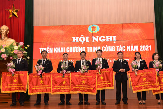 Một số hình ảnh tại Hội nghị Triển khai chương trình công tác năm 2021 của Kiểm toán Nhà nước