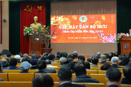 Gặp mặt các thế hệ cán bộ hưu trí nhân dịp Xuân Tân Sửu 2021