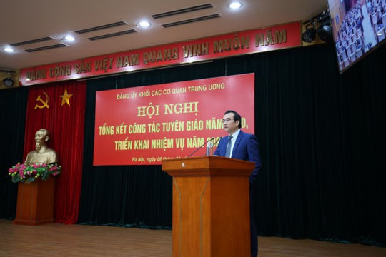 Hội nghị tổng kết công tác Tuyên giáo năm 2020, triển khai nhiệm vụ công tác năm 2021