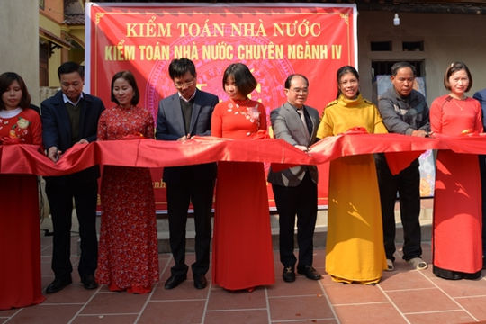 Kiểm toán Nhà nước chuyên ngành IV trao 02 căn nhà tình nghĩa tại tỉnh Thanh Hóa