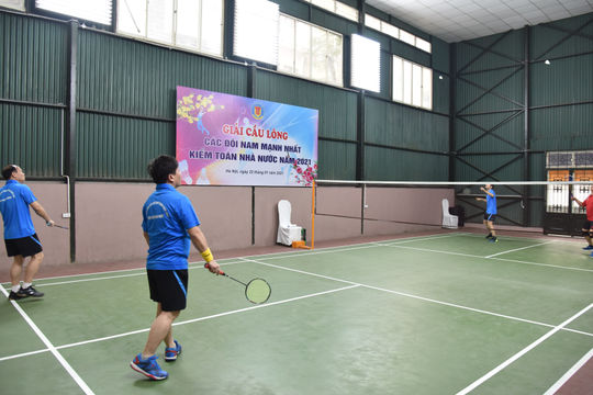 Khai mạc giải cầu lông các đôi nam mạnh nhất KTNN năm 2021