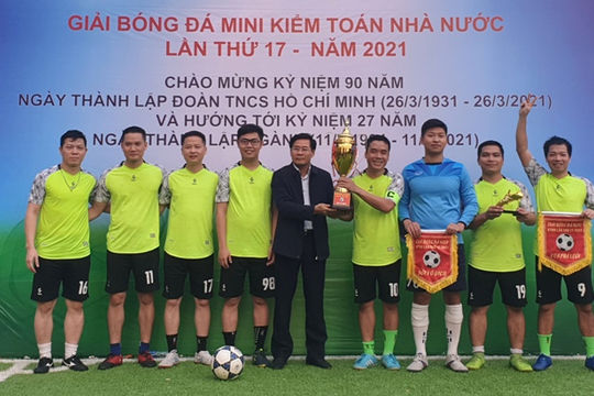 Bế mạc Giải bóng đá mini Kiểm toán Nhà nước lần thứ 17