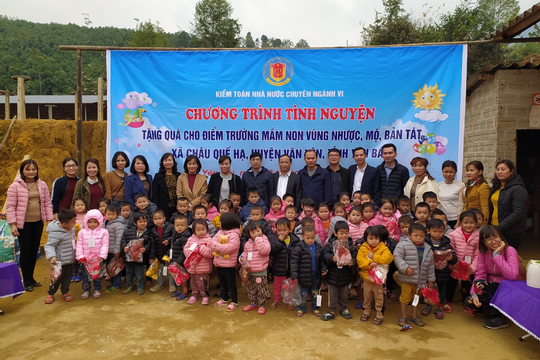 KTNN chuyên ngành VI tổ chức chương trình thiện nguyện tại xã Châu Quế Hạ, huyện Văn Yên, tỉnh Yên Bái