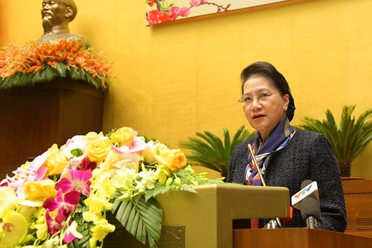 Chủ tịch Quốc hội Nguyễn Thị Kim Ngân gửi Thư chúc mừng năm mới 2021 Chủ tịch Quốc hội Nguyễn Thị Kim Ngân gửi Thư chúc mừng năm mới 2021