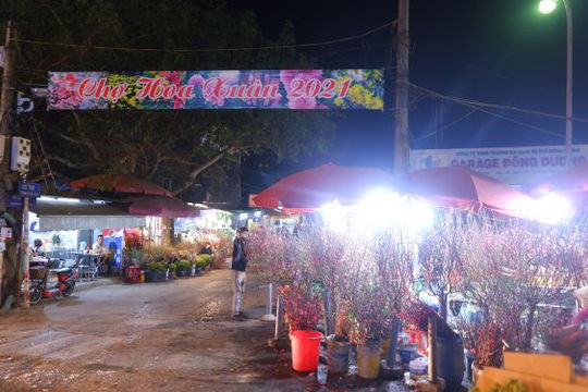 Đìu hiu chợ hoa lớn nhất Hà Nội ngày cận Tết