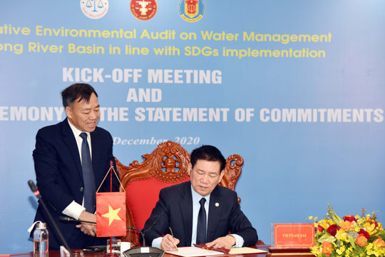 Triển khai kiểm toán việc quản lý nguồn nước sông Mê Công Triển khai kiểm toán việc quản lý nguồn nước sông Mê Công