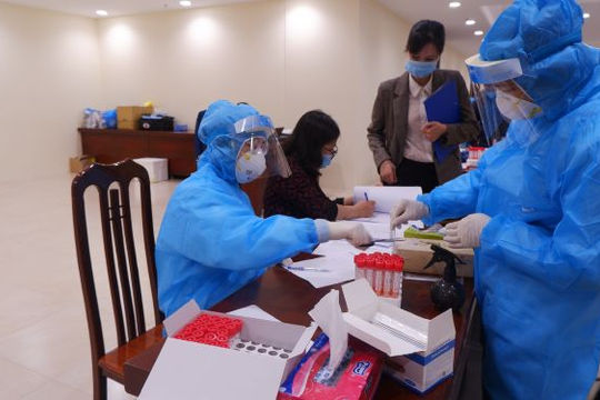 Xét nghiệm phòng ngừa Covid-19 cho cán bộ, công chức, người lao động Kiểm toán nhà nước Xét nghiệm phòng ngừa Covid-19 cho cán bộ, công chức, người lao động Kiểm toán nhà nước