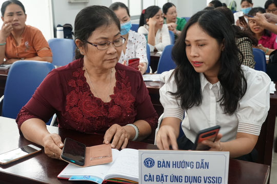 Nhiều kết quả tích cực trong triển khai ứng dụng VssID- Bảo hiểm xã hội số