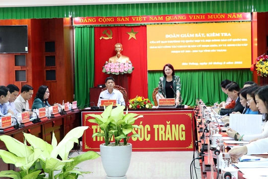 Phó Chủ tịch nước kiểm tra, giám sát công tác bầu cử tại Sóc Trăng