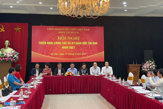 Khối thi đua II, Công đoàn Viên chức Việt Nam ký kết Giao ước thi đua năm 2021