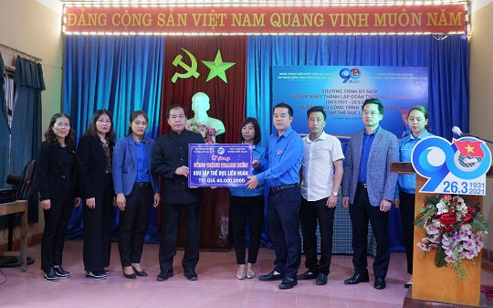 Đoàn Thanh niên KTNN bàn giao Công trình Thanh niên 2021 tại Thái Nguyên