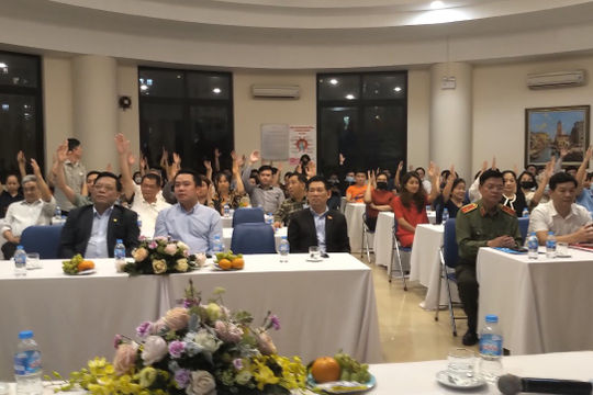 Cử tri nơi cư trú đồng ý giới thiệu Tổng Kiểm toán Nhà nước Hồ Đức Phớc ứng cử đại biểu Quốc hội Khóa XV