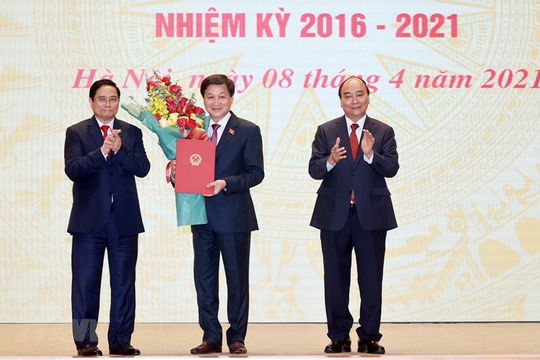 Chủ tịch nước và Thủ tướng Chính phủ dự Lễ bàn giao công việc Chủ tịch nước và Thủ tướng Chính phủ dự Lễ bàn giao công việc