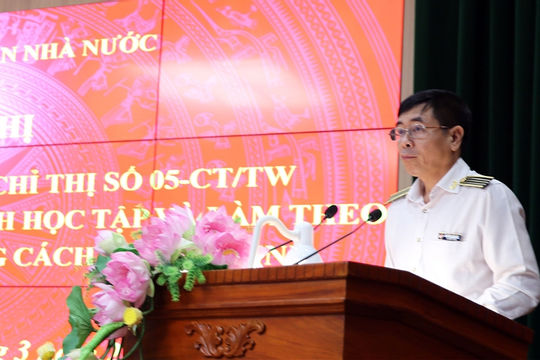 Kiểm toán Nhà nước sơ kết 5 năm thực hiện Chỉ thị số 05 của Bộ Chính trị Kiểm toán Nhà nước sơ kết 5 năm thực hiện Chỉ thị số 05 của Bộ Chính trị