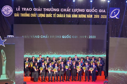 Vinh danh 116 doanh nghiệp đạt Giải Chất lượng Quốc gia 2019-2020