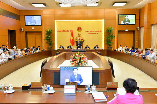 Khai mạc phiên họp thứ 55 của Ủy ban Thường vụ Quốc hội