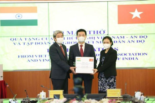 Hội hữu nghị Việt Nam - Ấn Độ hỗ trợ Ấn Độ ứng phó dịch Covid-19