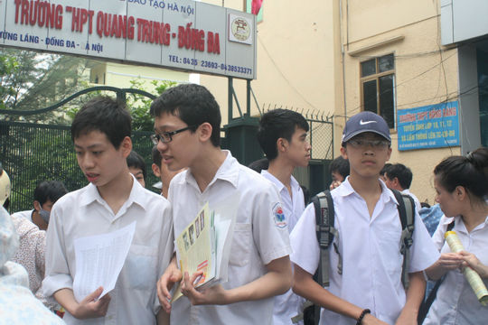 Thí sinh xét tuyển đại học, cao đẳng chiếm hơn 78,5% thí sinh dự thi