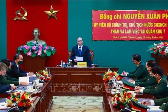 Quân khu 7 phải hoàn thành tốt nhiệm vụ bảo đảm an toàn cho cuộc bầu cử