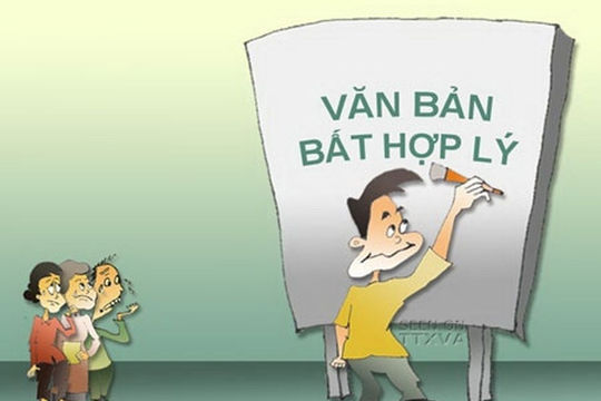 Xử lý dứt điểm các văn bản sai sót, trái pháp luật