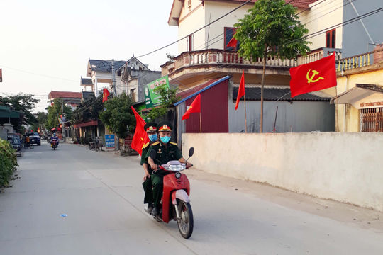 Thực hiện giãn cách xã hội, Khoái Châu vẫn đảm bảo công tác chuẩn bị, sẵn sàng cho “Ngày hội của toàn dân”