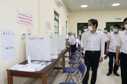 Bộ Nội vụ kiểm tra công tác bầu cử tại Bắc Ninh