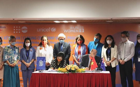 Australia tài trợ hơn 169 tỷ đồng giúp xóa bỏ bạo lực đối với phụ nữ và trẻ em ở Việt Nam